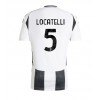 Juventus Manuel Locatelli #5 Hemmatröja 2024-25 Korta ärmar